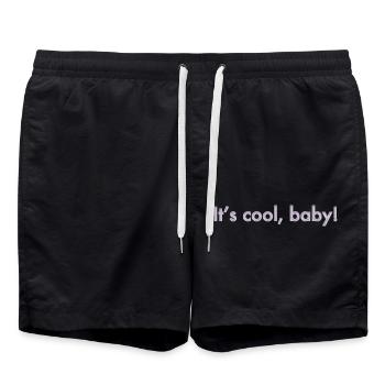C’est cool, bébé - Short de bain - noir - Devant - AI Model Male 185 light (185cm)