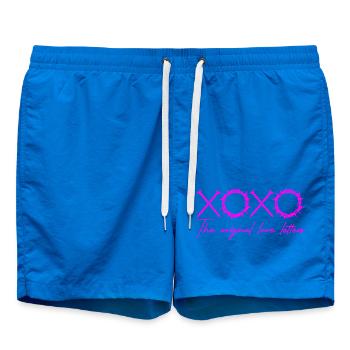 xoxo love you amore Flowers Women Valentine day - Swim Trunks - cobalt blue - Front