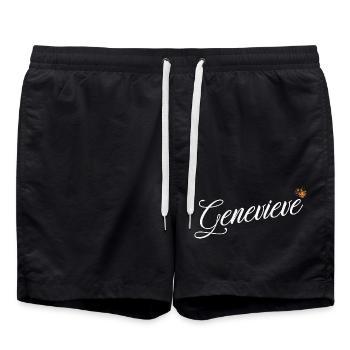 Genevieve Benutzerdefinierter Name für Frauen Kinder Kleinkinder - - Badeshorts - Schwarz - Vorne - AI Model Male 185 light (185cm)