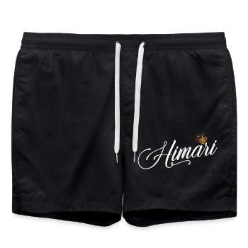 Himari Name für Frauen Kinder Kleinkinder - Himari - Badeshorts - Schwarz - Vorne - AI Model Male 185 light (185cm)