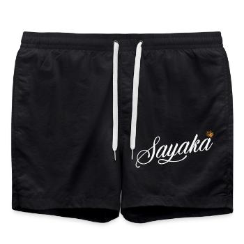 Sayaka Nom pour Femme Enfants Tout-petits - Sayaka - Short de bain - noir - Devant - AI Model Male 185 light (185cm)