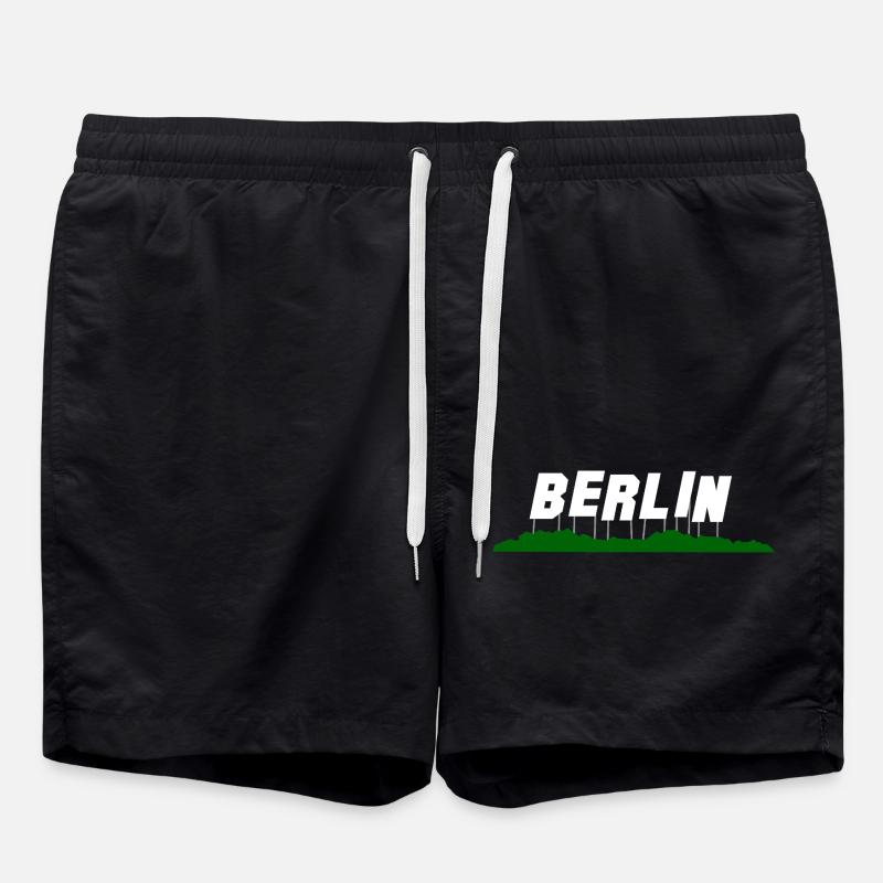 Berlin, Germany - Swim Trunks - black