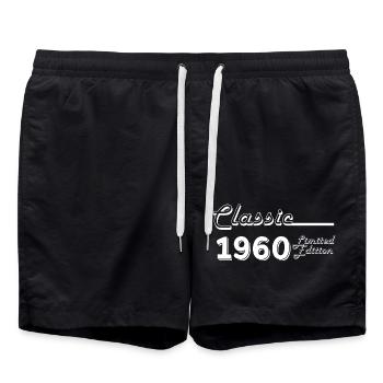 Classic 1960 édition limitée - Short de bain - noir - Devant - AI Model Male 185 light (185cm)