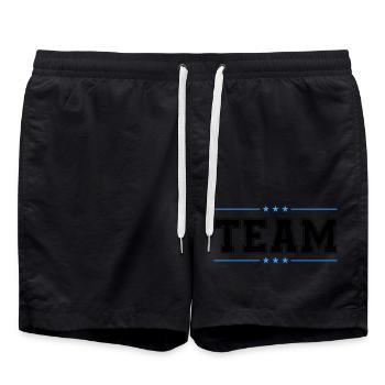Équipe 02 - Short de bain - noir - Devant - AI Model Male 185 light (185cm)