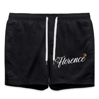 Florence Nom pour Femmes Enfants Tout-petits - Florence - Short de bain - noir - Devant - AI Model Male 185 light (185cm)