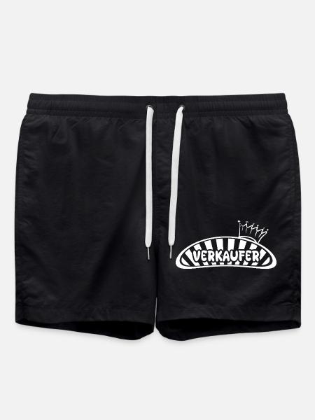 Gift for Seller - Swim Trunks - black