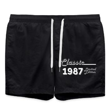 Classic 1987 édition limitée - Short de bain - noir - Devant - AI Model Male 185 light (185cm)