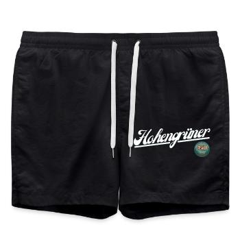 Hohengrüner - Badeshorts - Schwarz - Vorne - AI Model Male 185 light (185cm)