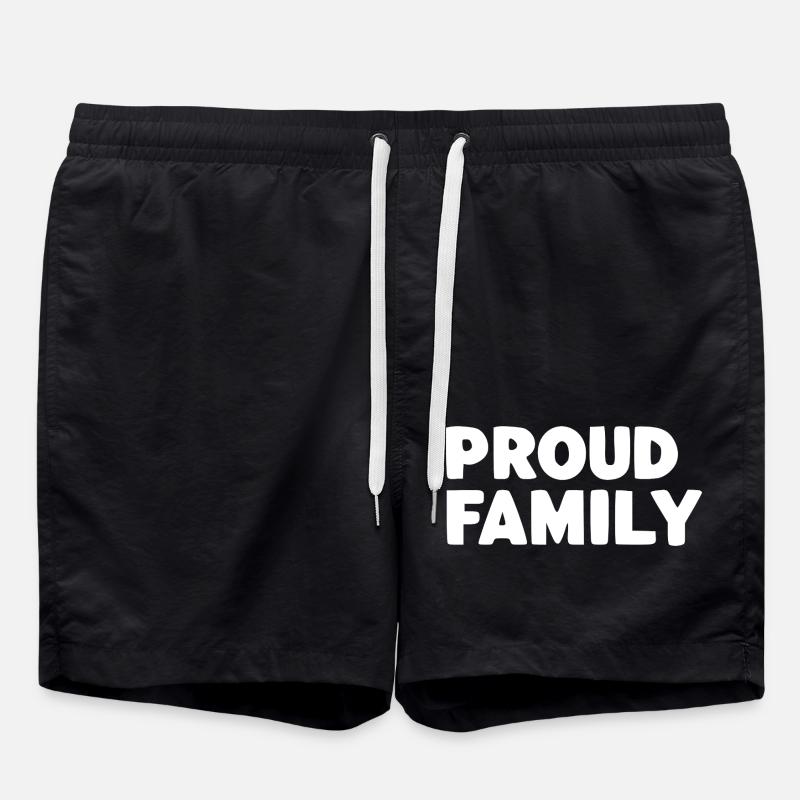 Proud Family - Swim Trunks - black