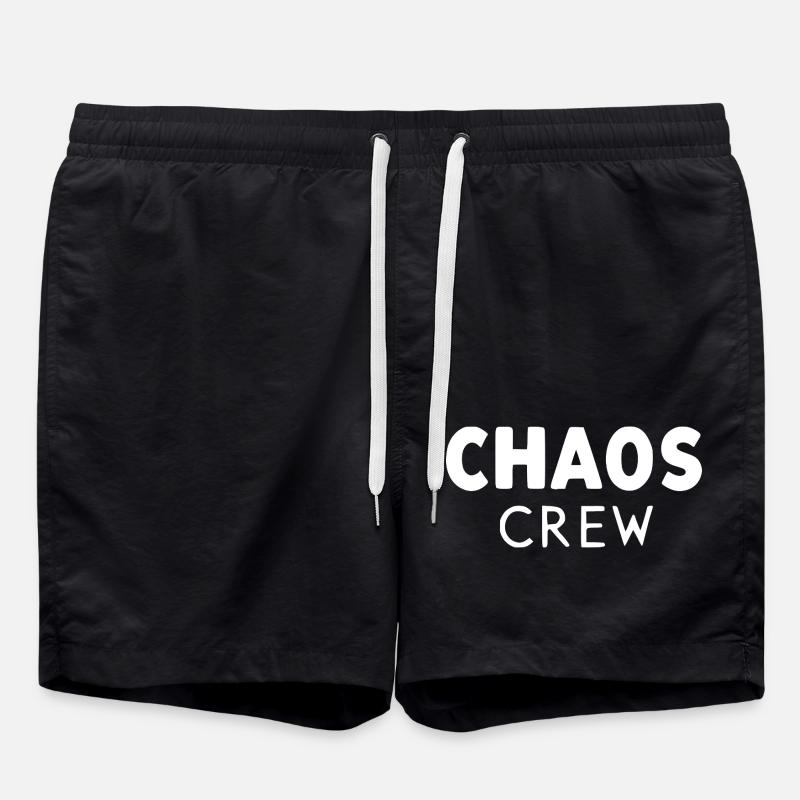 Chaos Crew - Badeshorts - Schwarz