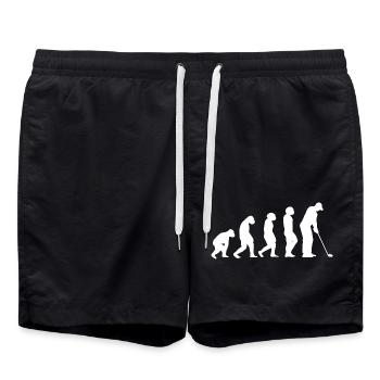 Golfspieler Evolution Golf - Badeshorts - Schwarz - Vorne - AI Model Male 185 light (185cm)