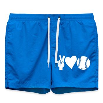 Joueur de baseball Baseball - Short de bain - cobalt blue - Devant