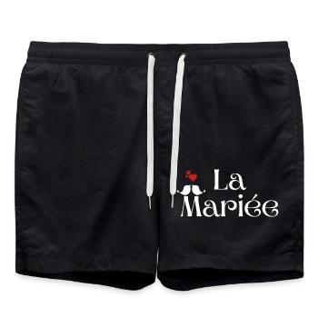 The Bride - Swim Trunks - black - Front - AI Model Male 185 light (185cm)