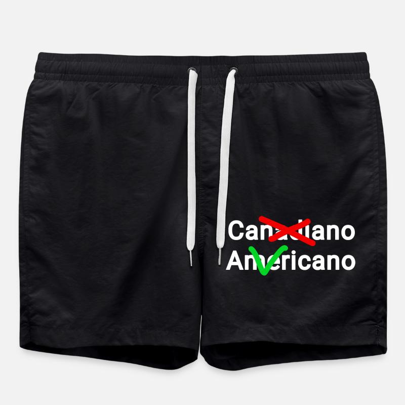 Amerikano only - Badeshorts - Schwarz