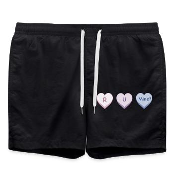 R U Mine ? - Short de bain - noir - Devant - AI Model Male 185 light (185cm)