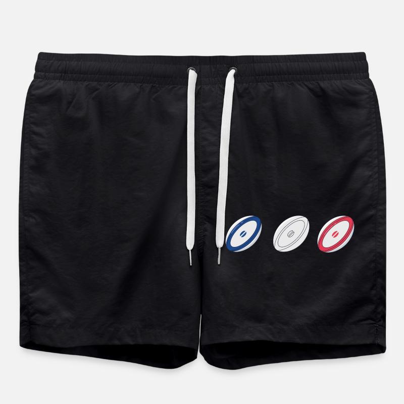 Rugby Sport Geschenk - Badeshorts - Schwarz