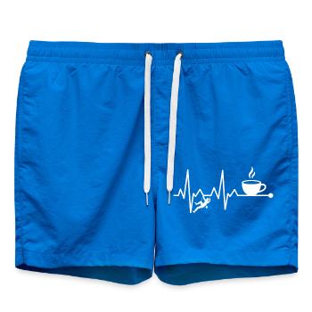 Climbing Heartbeat Café - Swim Trunks - cobalt blue - Front