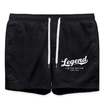 Legend Limited Edition Since 1985 - Swim Trunks - black - Front - AI Model Male 185 light (185cm)