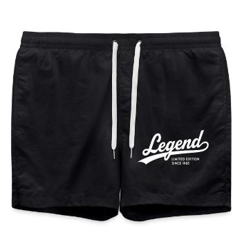 Legend Limited Edition Since 1985 - Swim Trunks - black - Front - AI Model Male 185 light (185cm)