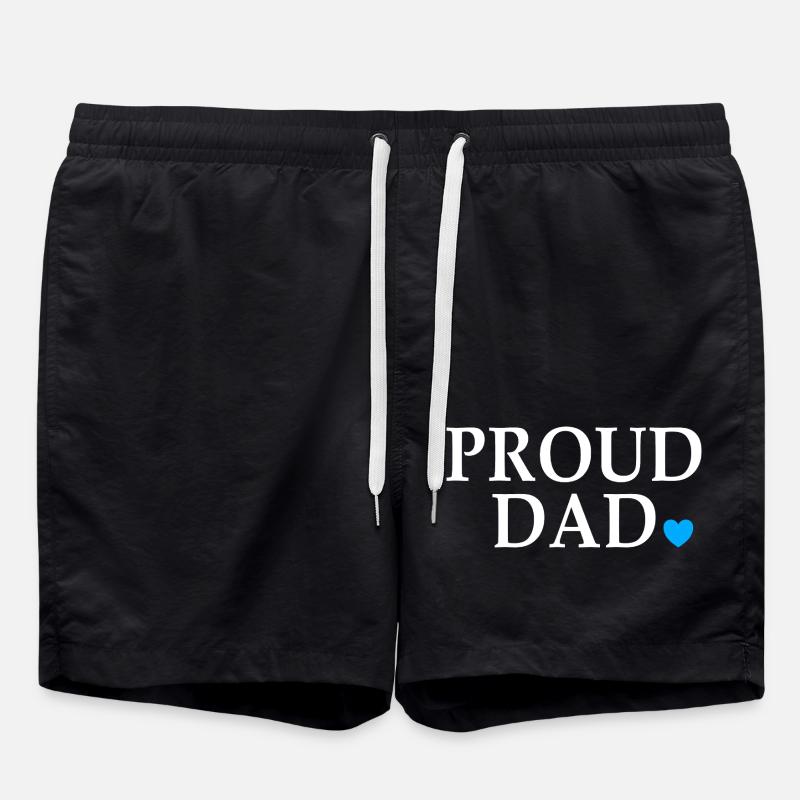 Vater Geschenk Papa - Badeshorts - Schwarz