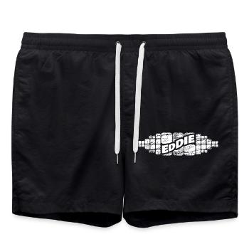 Geschenk für Eddie - Badeshorts - Schwarz - Vorne - AI Model Male 185 light (185cm)