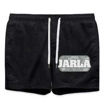 Jarla comme santé - Short de bain - noir - Devant - AI Model Male 185 light (185cm)