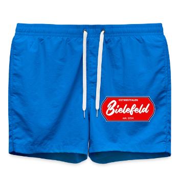 Bielefeld – Ostwestfalens Original seit 1214 - Badeshorts - Cobalt blue - Vorne