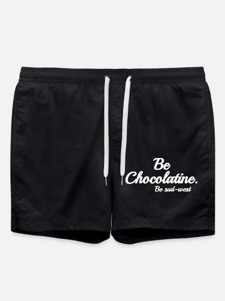 Be chocolatine - Short de bain - noir