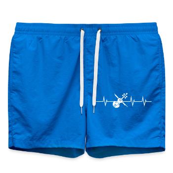 Heartbeat of a Violin - Swim Trunks - cobalt blue - Front