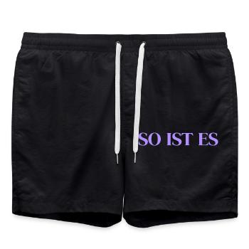 C’est juste - Short de bain - noir - Devant - AI Model Male 185 light (185cm)