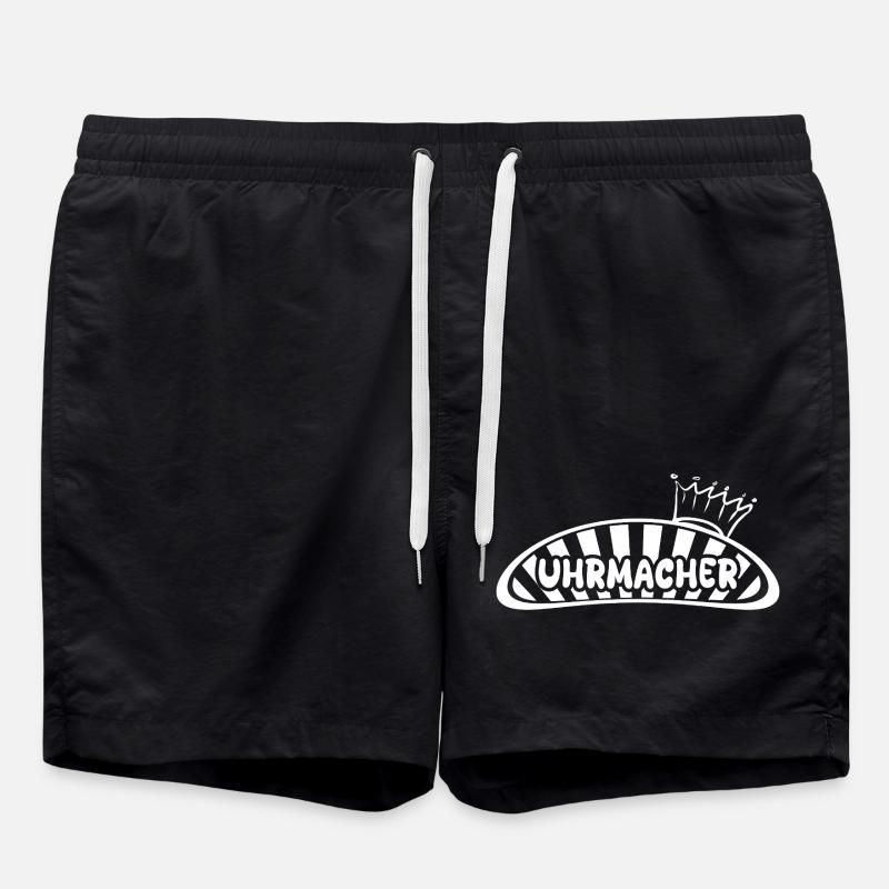 Watchmaker - Swim Trunks - black