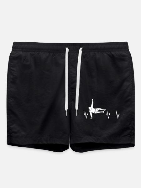 Heartbeat of Parcour - Swim Trunks - black