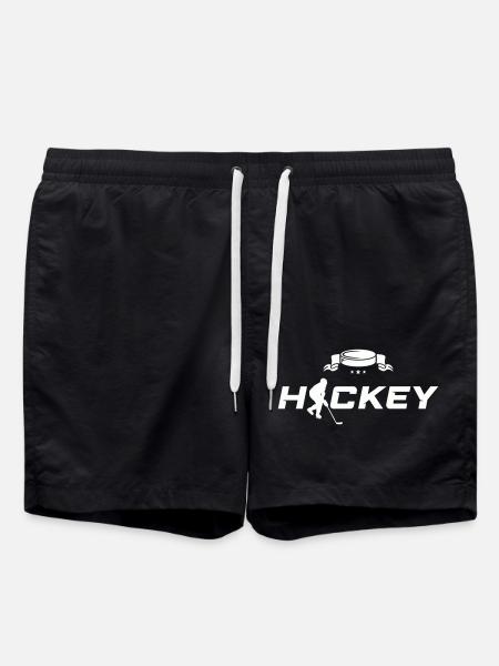 hockey - Badeshorts - Schwarz