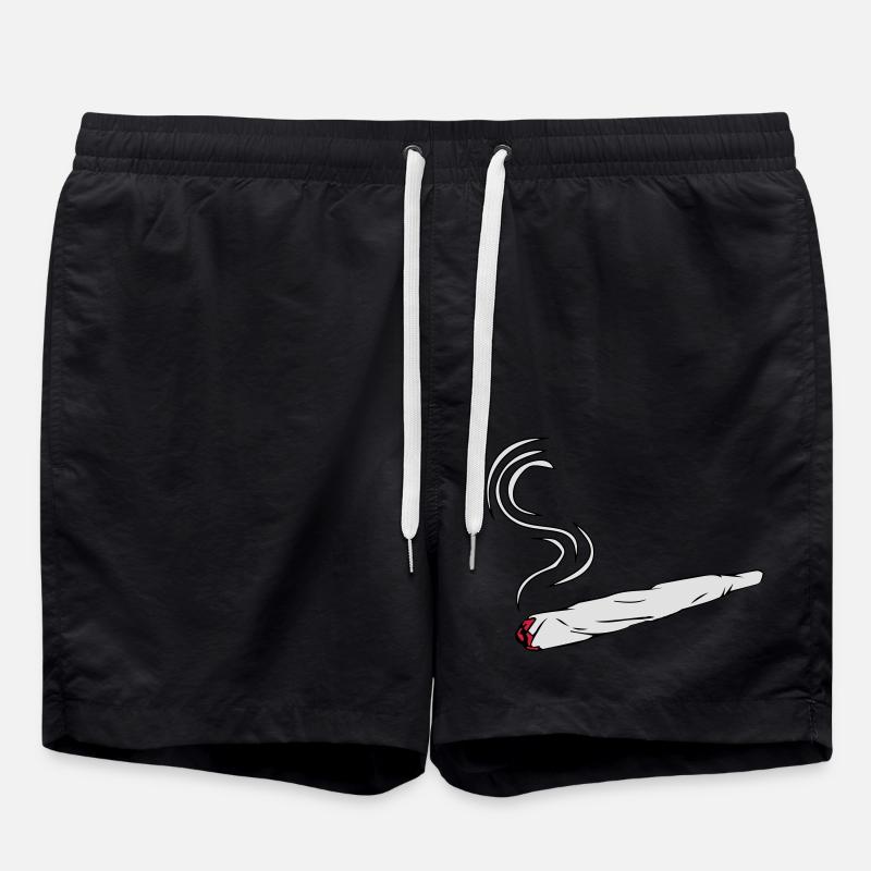 Kiffen joint design - Swim Trunks - black