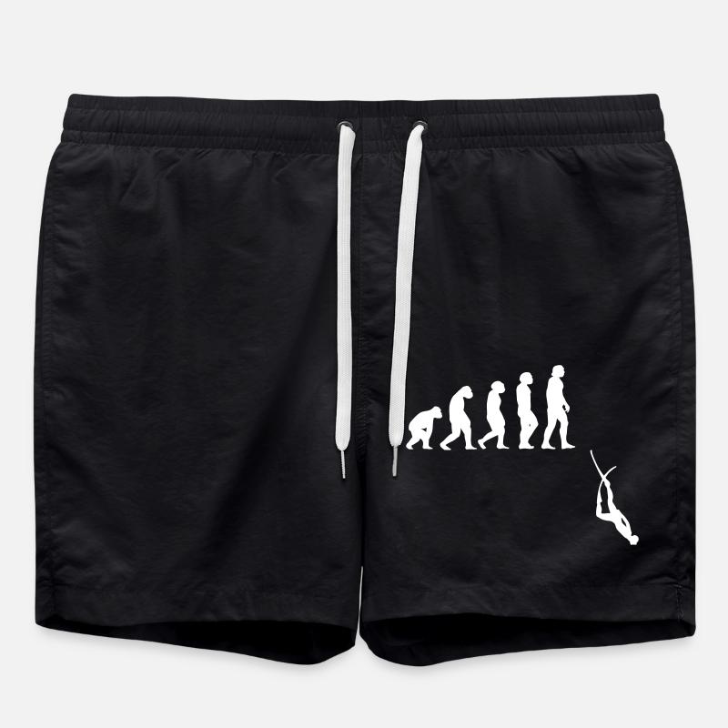 Evolution Apnoe Tauchen - Badeshorts - Schwarz