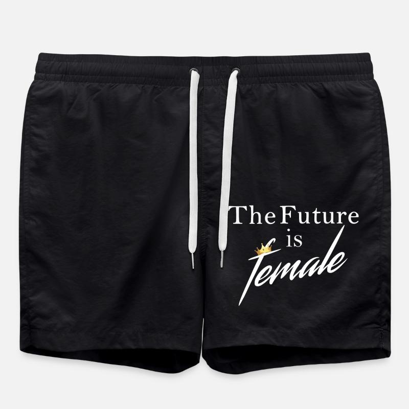 Female Future - Swim Trunks - black
