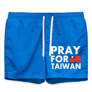 Pray for taiwan - Badeshorts - Cobalt blue - Vorne