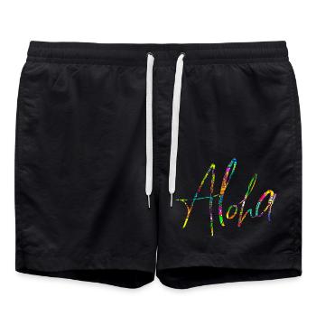 Aloha - Short de bain - noir - Devant - AI Model Male 185 light (185cm)
