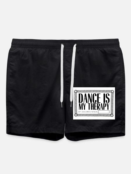 MY THERAPHY SHIRTS page 0003 - Swim Trunks - black