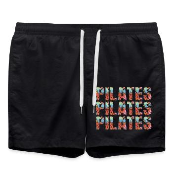 Pilates - Swim Trunks - black - Front - AI Model Male 185 light (185cm)