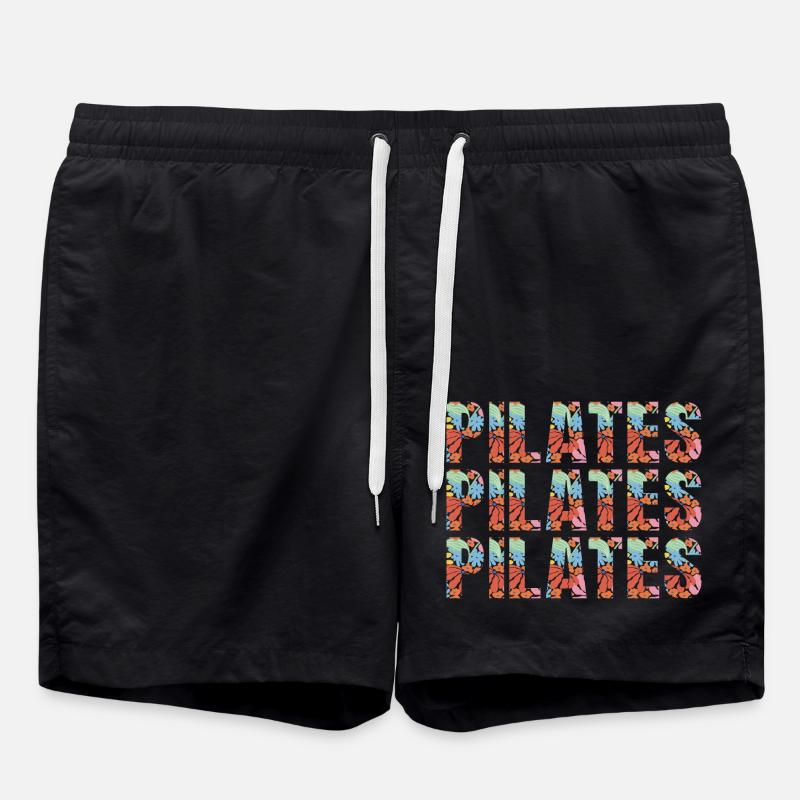 Pilates - Badeshorts - Schwarz