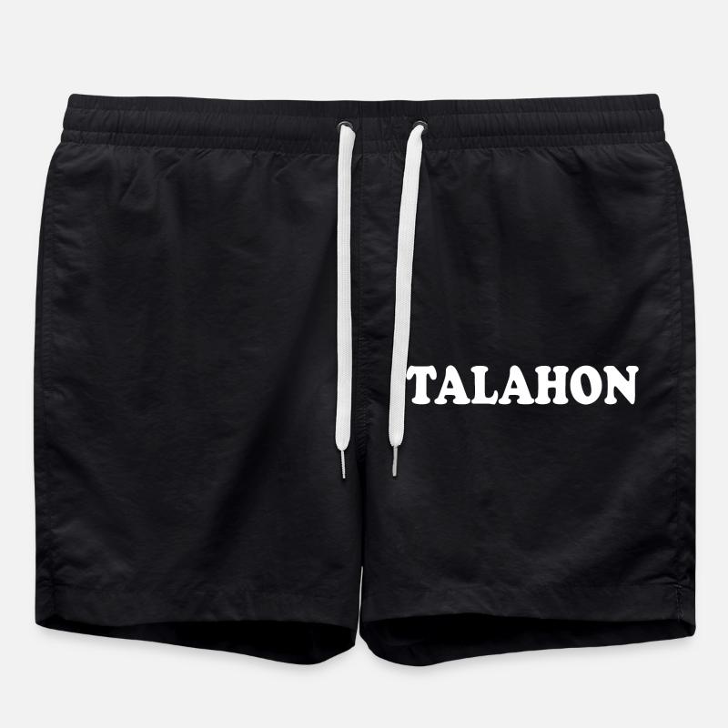 Talahon - Short de bain - noir