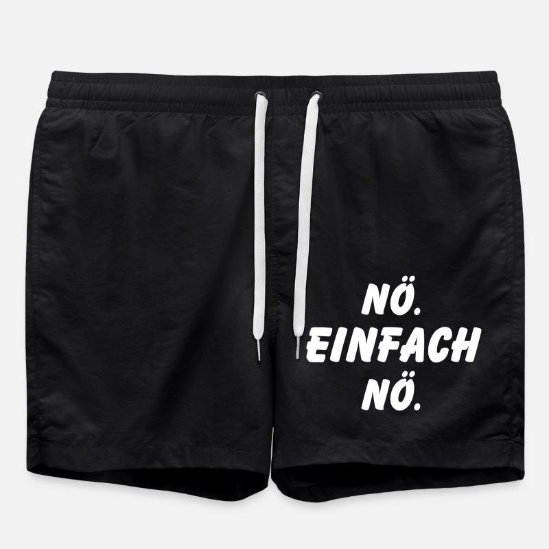Non, juste non - Short de bain - noir