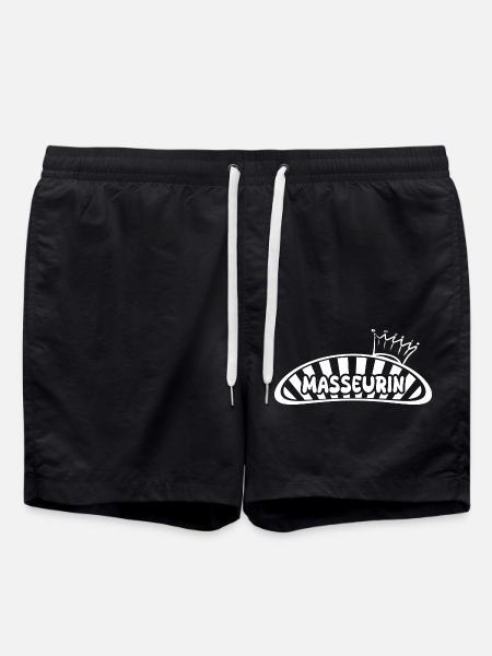 Occupation: masseuse - Swim Trunks - black