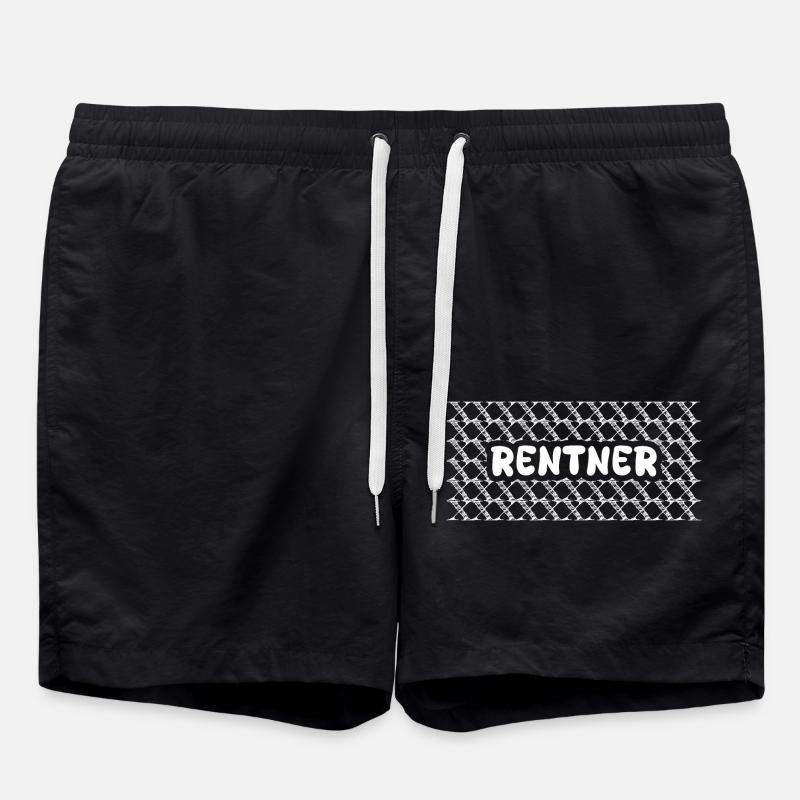 Pensioner - Swim Trunks - black