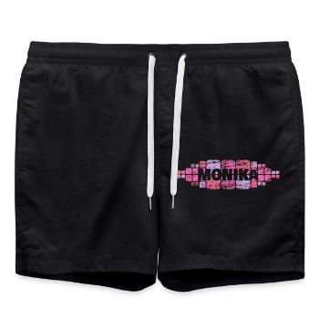 Mutti Monika - Badeshorts - Schwarz - Vorne - AI Model Male 185 light (185cm)