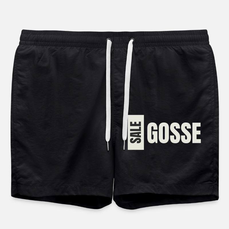 Schmutziges Kind - Badeshorts - Schwarz
