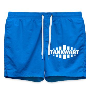 Occupation: Gas station attendant - Swim Trunks - cobalt blue - Front