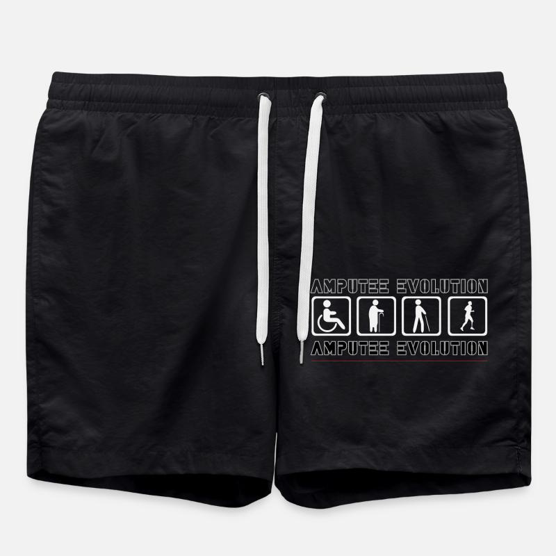 Amputee Evolution - Badeshorts - Schwarz