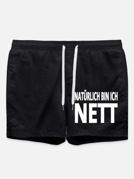 Nett - Badeshorts - Schwarz